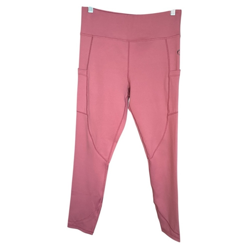 EUC Curves N Combatboots Mauve High Waisted Leggings size Large